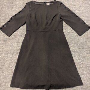 Vince Camuto Black Midi Dress, size 4